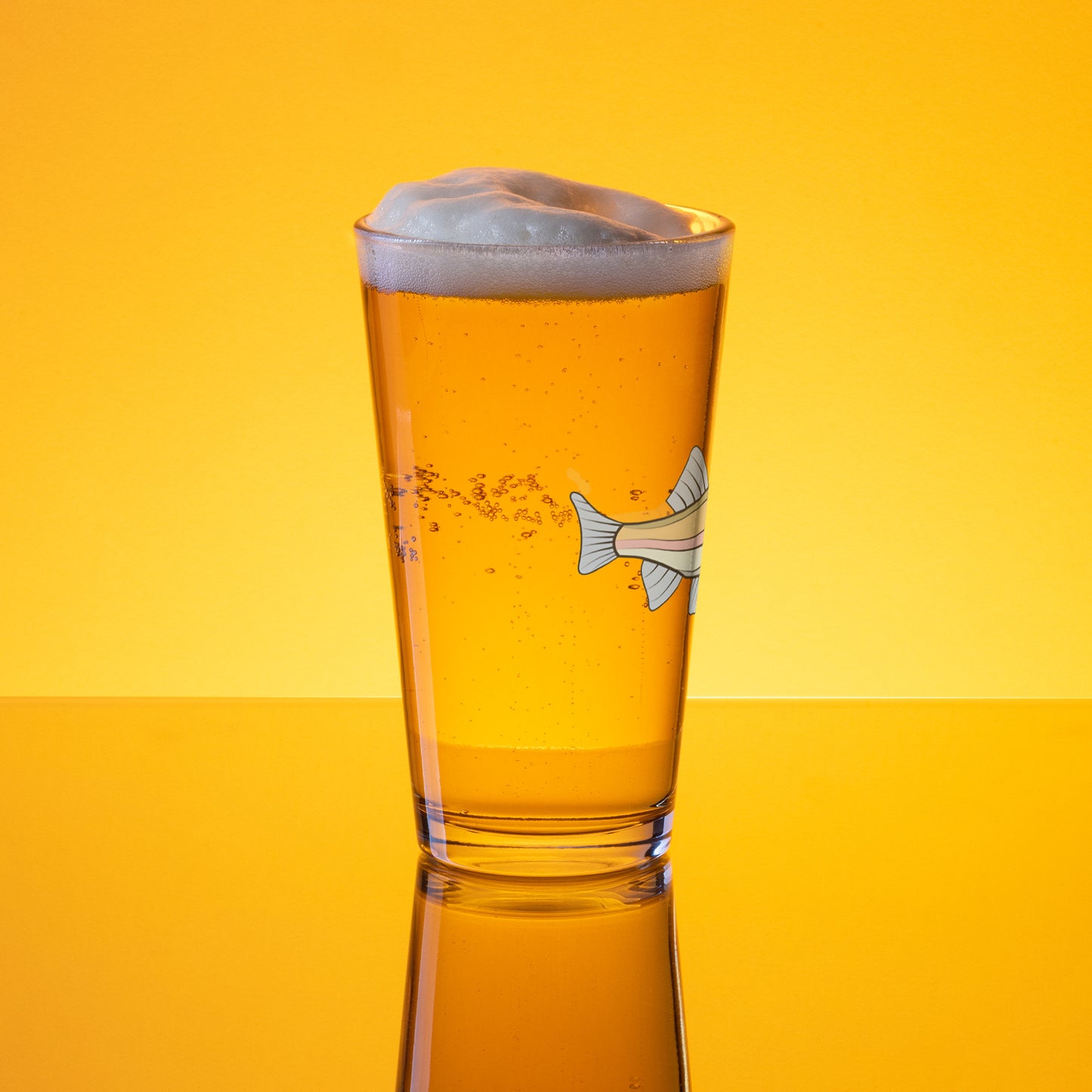 Stoned Fish Pint Glass