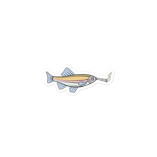 Stoned Fish Sticker